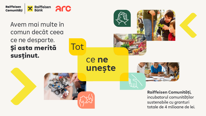 Au început înscrierile pentru cea de-a 15-a ediție a Raiffeisen Comunități