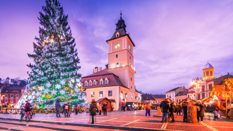 Târgul de Crăciun din Brașov. Foto Getty Images