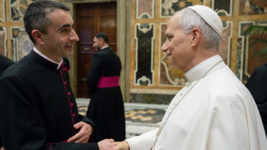 Mihăiță Blaj si Papa Leon