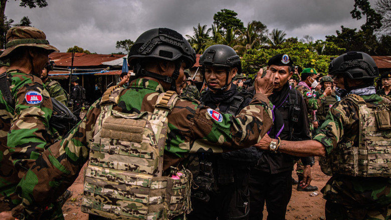 The ASEAN Interim Observer Team (IOT) Visits The Chong An Ma Area In Ubon Ratchathani, Thailand.â€‹