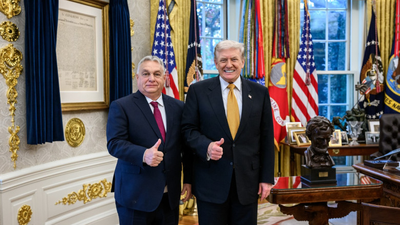Donald Trump receives Viktor Orban
