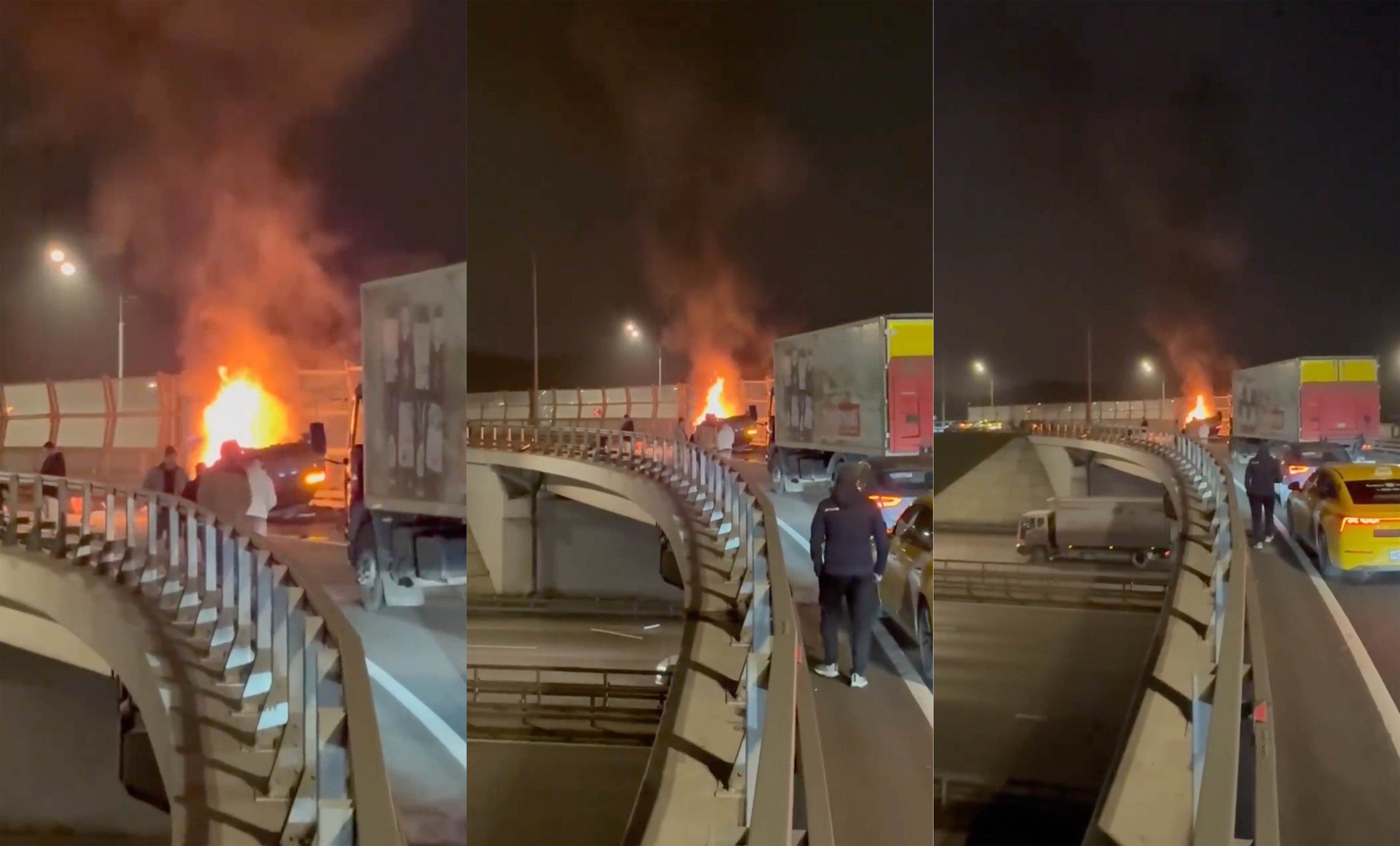 Un milionar rus a ars de viu în Lamborghini-ul său pe străzile Moscovei. El ar fi primit 586 de amenzi în ultima vreme, multe de viteză