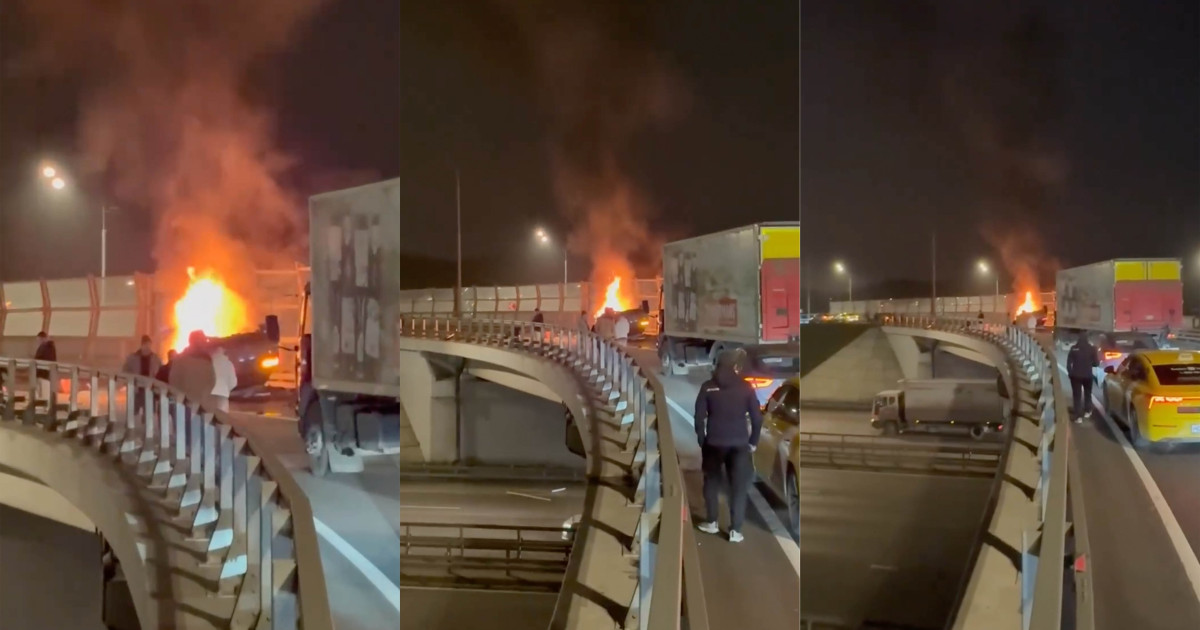 Accident mortal în Moscova: milionar ars în Lamborghini
