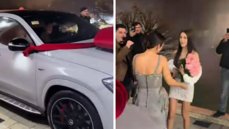 fiica unui primar primeste o masina cadou,la majorat