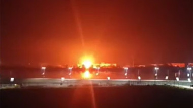 explozie in portul izmail de la dunare, pe malul ucrainean