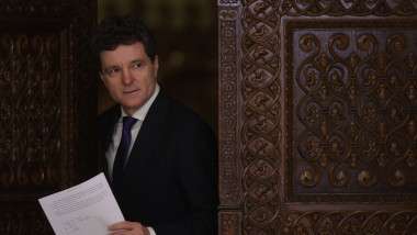 Nicușor Dan, președintele României, susține o conferință de presă la Palatul Cotroceni din București, 12 noiembrie 20225.