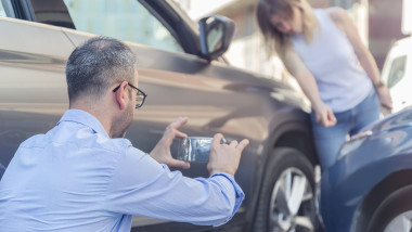 Constatarea amiabilă de accident. Foto Getty Images