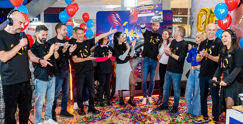 Un ascultător norocos a câștigat o super mașină la aniversarea a 10 ani de Digi FM