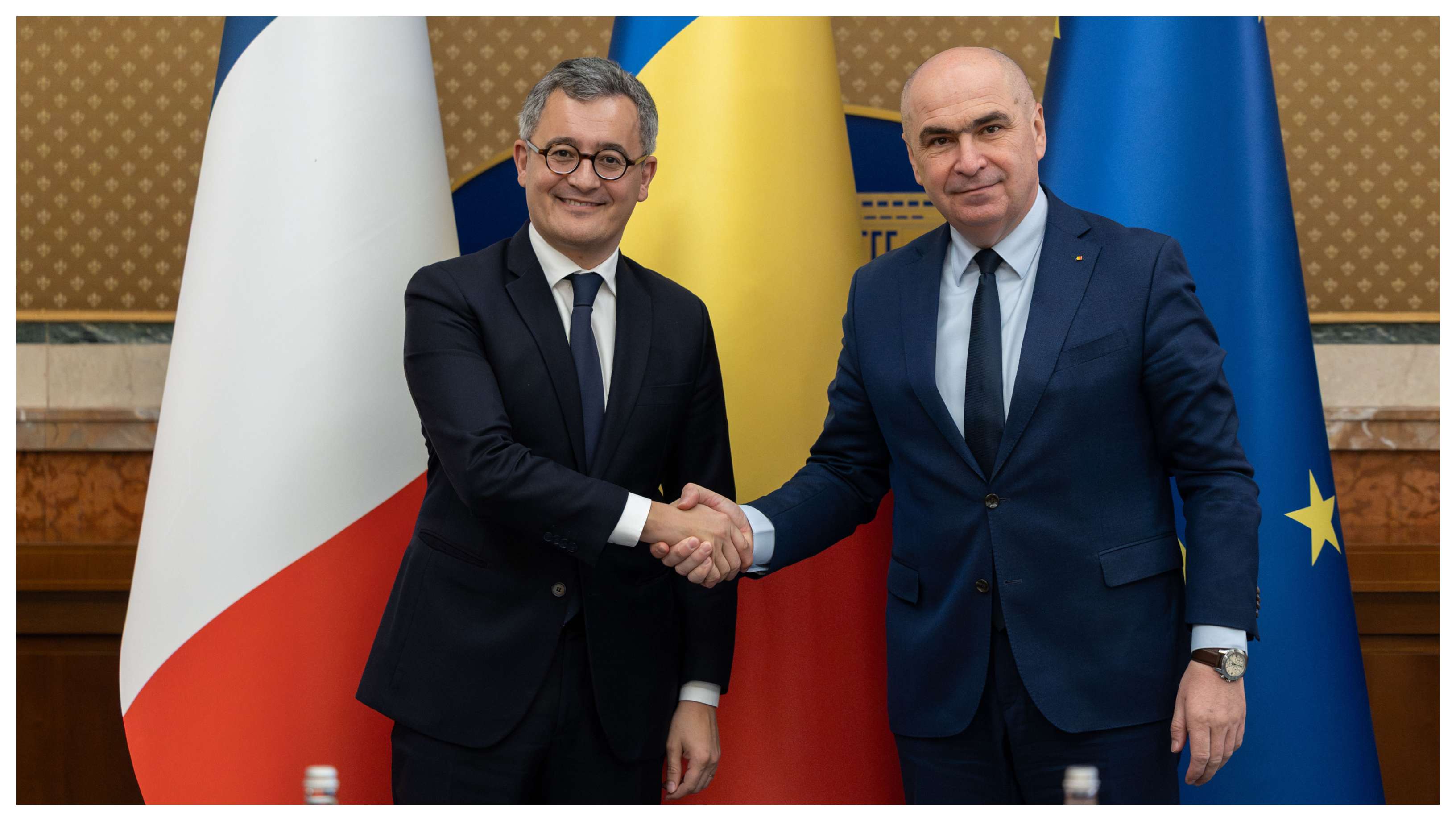 Ilie Bolojan și Gerald Darmanin au discutat despre modernizarea justiției, combaterea criminalității și securitatea Flancului Estic