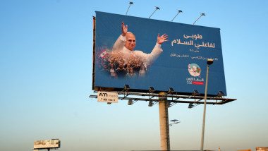 Pope XIV Billboards Ahead Lebanon Visit - Beirut