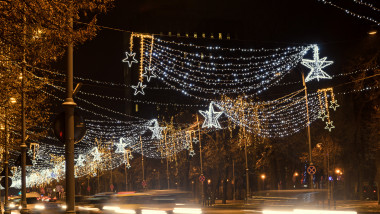 Iluminat festiv în Capitală. Foto Getty Images