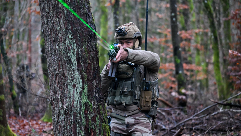 Exercițiu militar în Franța
