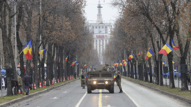 Trafic restricționat în București de 1 decembrie. Inquam Photos - Octav Ganea