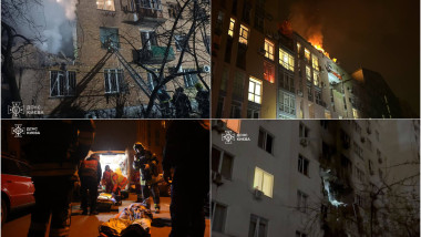 Atac masiv combinat cu drone și rachete balistice în noaptea de vineri asupra Ucrainei. Foto_ XAtac masiv combinat cu drone și rachete balistice în noaptea de vineri asupra Ucrainei. Foto_ X