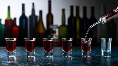 alcool, shot, sticle de alcool