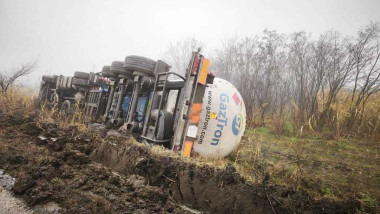 cisterna cu gpl rastunata in judetul vaslui