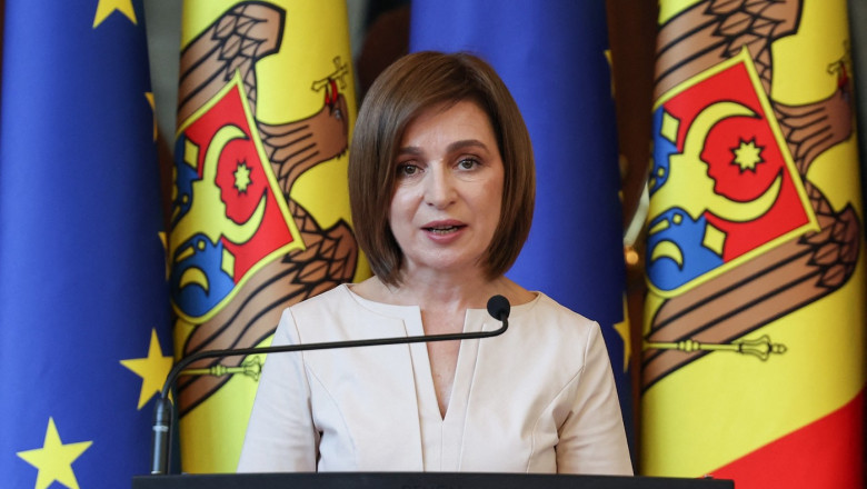 Maia Sandu condamnă atacurile Rusiei asupra Ucrainei şi survolarea spaţiului aerian al R. Moldova de către drone ruseşti