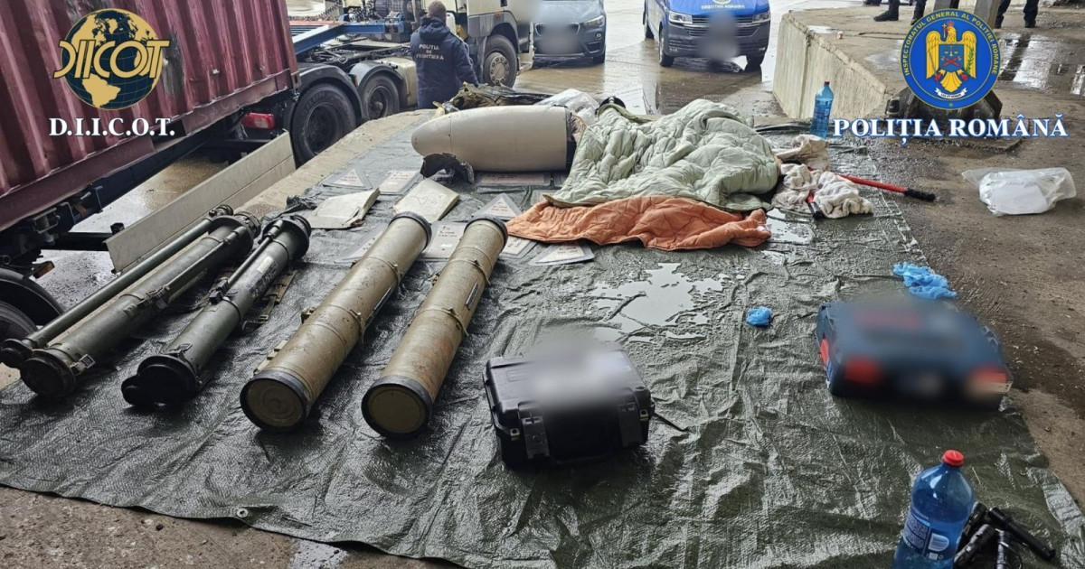 Camion cu muniție oprit la vama cu Republica Moldova. Anunțul DIICOT despre armele găsite