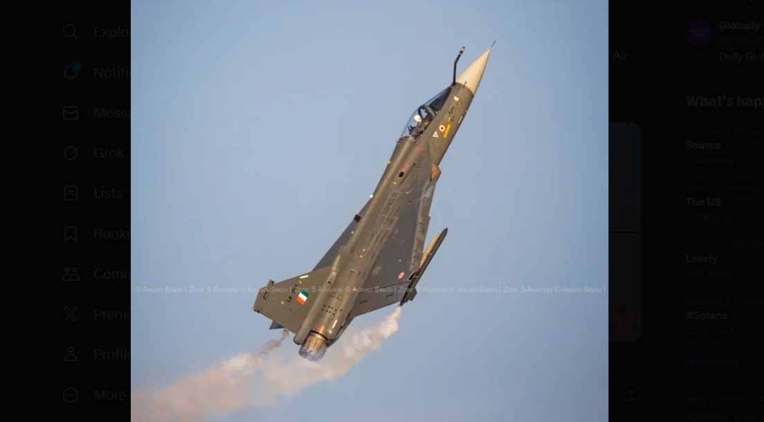 Momentul în care un avion militar se prăbușește în timpul unei demonstrații la Dubai Air Show. Pilotul nu a supraviețuit