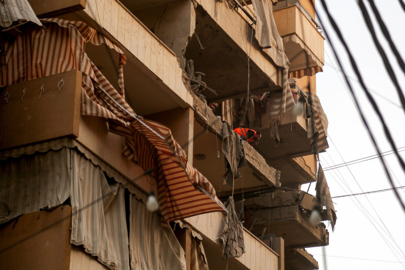 atac aerian israel beirut hezbollah