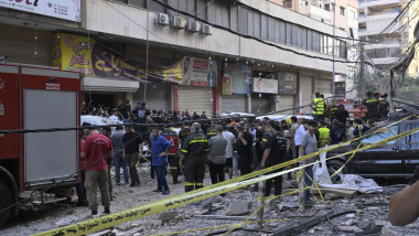 atac aerian israel beirut hezbollah