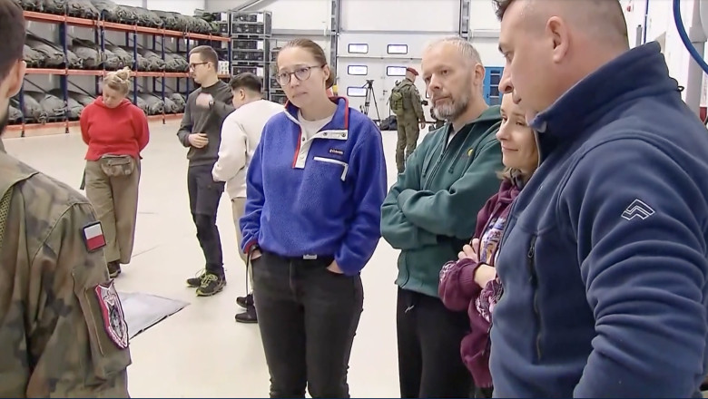 Instruire civilă în Polonia. Foto: captură video