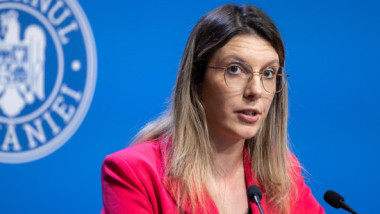 diana buzoianu sustine o conferinta de presa