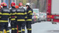La fața locului s-au deplasat pompieri și angajați Distrigaz FOTO Captură video