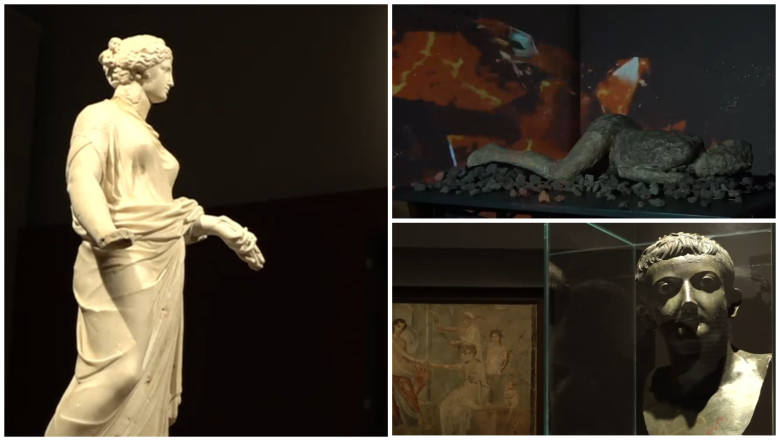 VIDEO  „O punte care ne leagă de trecut”. Artefacte din Pompeii, expuse în România. Care este orașul care găzduiește expoziția-eveniment