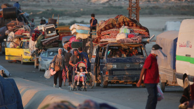 Palestinians flee northern Gaza due to intensified Israeli attacks