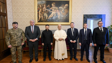 Volodimir Zelenski a fost primit de papa Leon