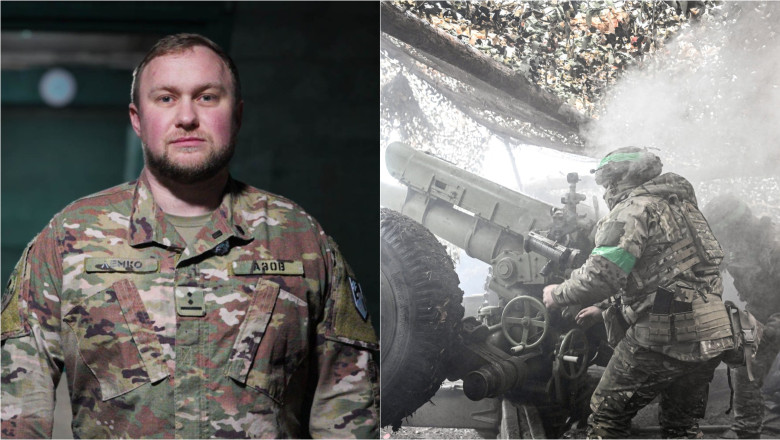 comandant al Corpului 1 Azov din armata ucraineană / soldați ucraineni pe front