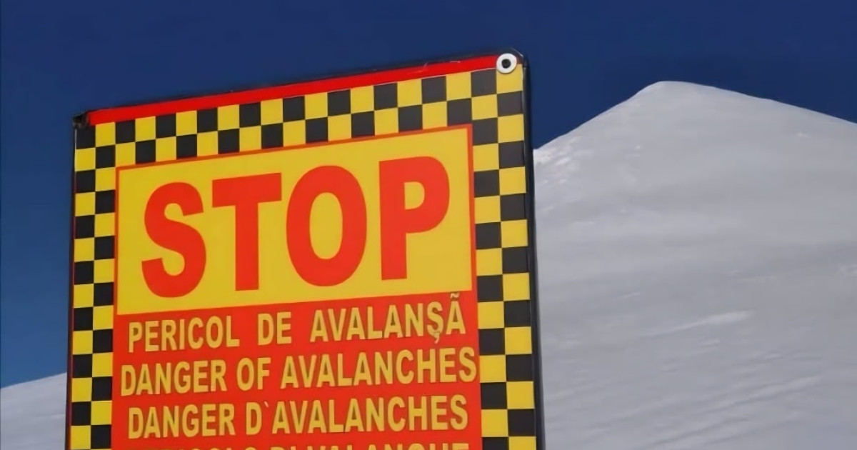 Risc însemnat de avalanşe în Munţii Bucegi