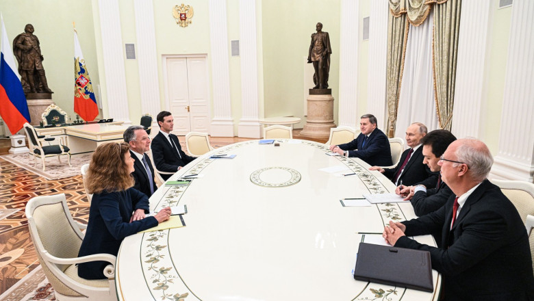 Russia'S President Putin Meets With US Envoy Witkoff In Moscow