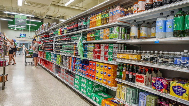 Băuturi dulci, alimente ultraprocesate