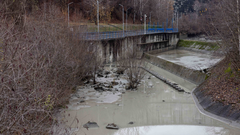 Imagine cu Barajul Paltinul. Judetul Prahova, luni, 01 decembrie 2025. Inquam Photos / Ovidiu Micsik