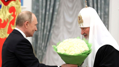 patriarhul Kirill și Vladimir Putin