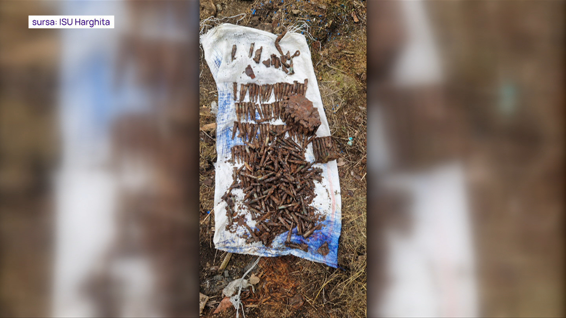 Sute de cartușe au fost descoperite în Harghita, în timpul unor lucrări de construcții. Avertismentul specialiștilor