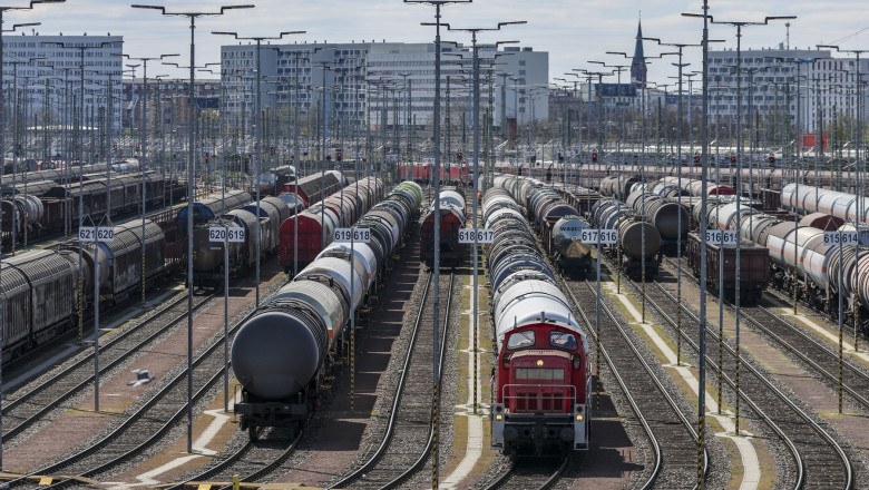Customs conflict with the USA - freight station Halle (Saale)