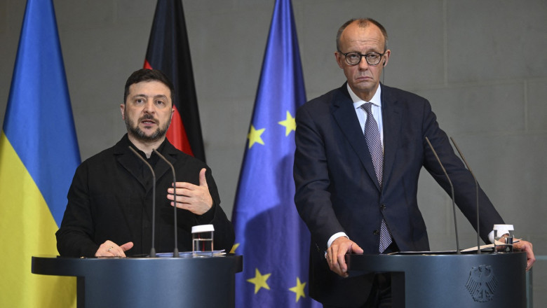 Ukrainian President Volodymyr Zelenskyy in Germany