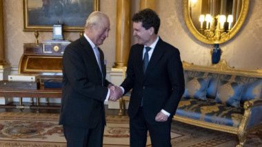 Regele Charles al III-lea și Nicușor Dan