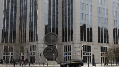 Illustrations Of The Euroclear Company Building.