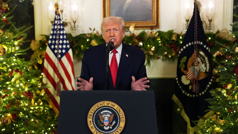 VIDEO  Donald Trump, discurs în fața națiunii: a declarat triumf în economie, l-a criticat pe Biden și s-a lăudat că a rezolvat „opt războaie”