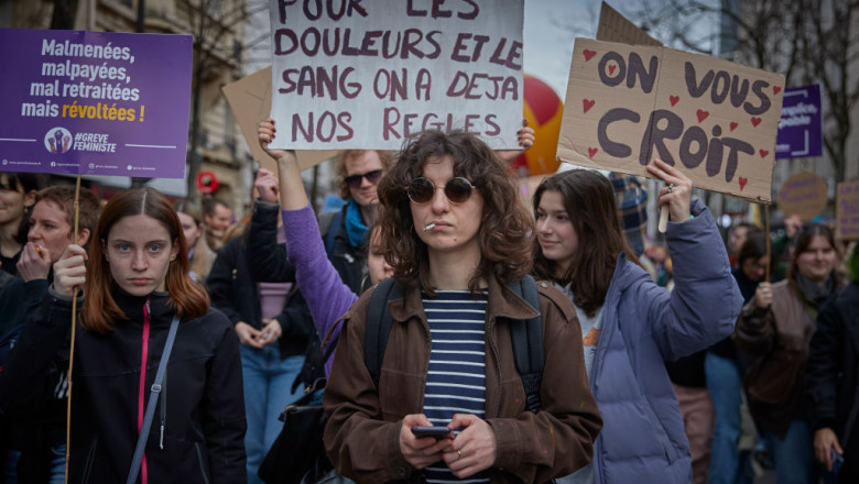 ziua internationala a femeii protest franta