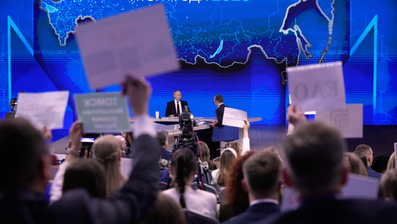 VIDEO  Lumea paralelă prezentată de Putin rușilor: Ucraina a atacat prima; „Nu am ucis civili”; Kievul nu vrea să oprească războiul