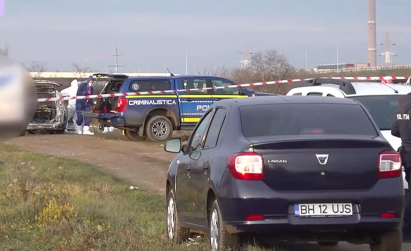 Cadavru carbonizat găsit într-o mașină abandonată, în Oradea. Ce se știe despre bărbat și ce ipoteze au anchetatorii