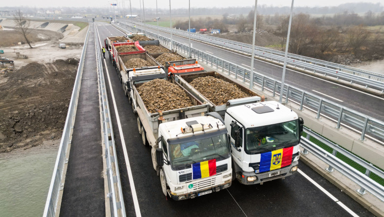 pod rutier dintre România și Ucraina