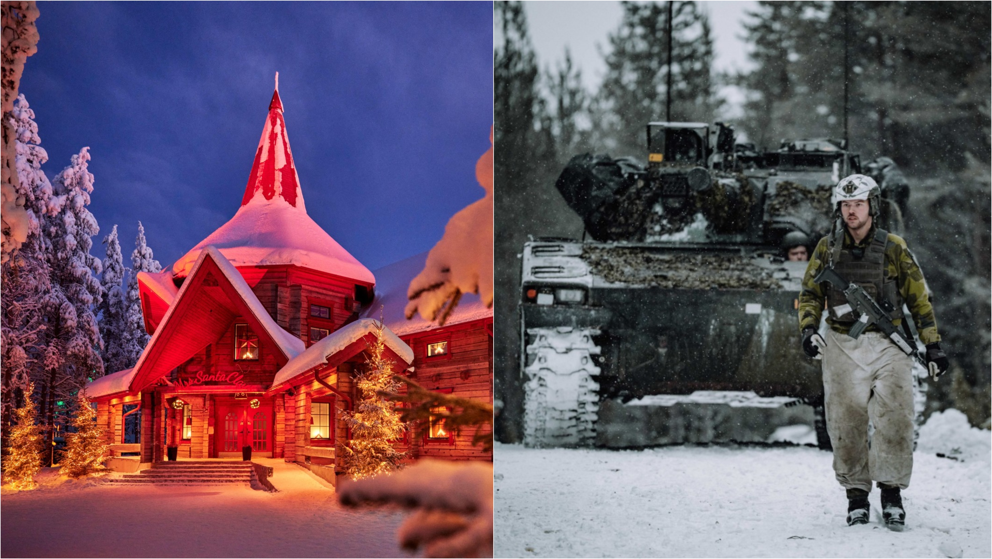 Un adăpost antiaerian în Santa Park. Tărâmul lui Moș Crăciun s-a umplut de soldați NATO ce se pregătesc de un potențial atac al Rusiei