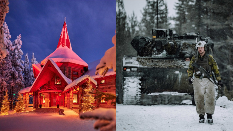 Santa Park, Laponia / exercițiu militar NATO Lapland Steel