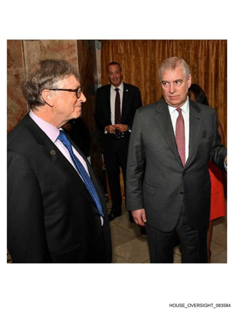 Bill Gates și fostul Prinț Andrew